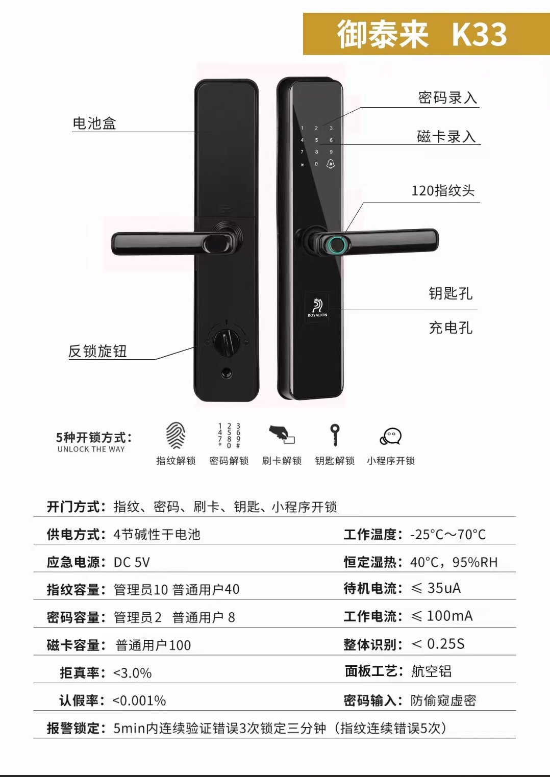 一手握智能锁